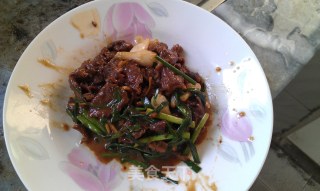 葱爆牛肉的做法步骤：5