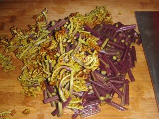 凉拌野蕨菜的做法步骤：1