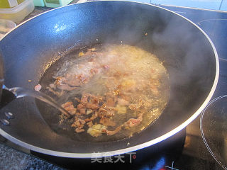 肉丝上汤紫背菜的做法步骤：7