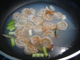 翠环玉扣虾的做法步骤：3