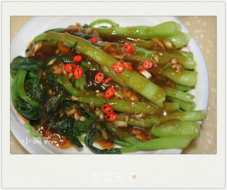 蚝油菜心的做法步骤：4