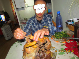 电饭煲做烤鸡的做法步骤：8