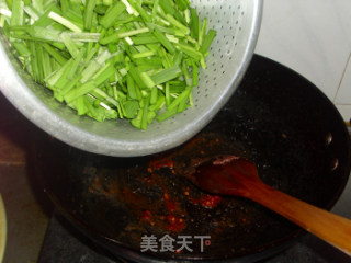 韭菜炒夹肝的做法步骤：7