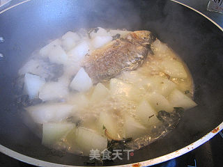 海鱼焖老节瓜的做法步骤：7