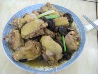 冬菇焖土鸡的做法步骤：5