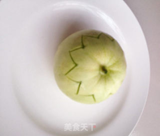 椰汁酸奶小香瓜的做法步骤：2