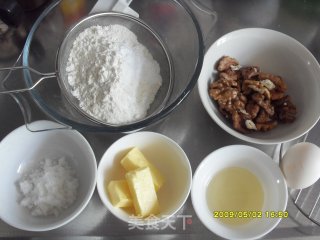 大饼铛烤出核桃酥的做法步骤：1
