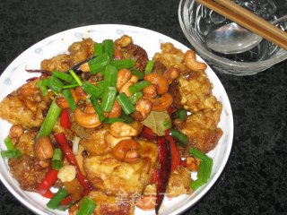 腰果脆皮豆腐的做法步骤：8