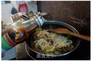 混搭美味—鸡胗炒河粉的做法步骤：10