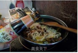 混搭美味—鸡胗炒河粉的做法步骤：11