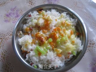 家常锔饭的做法步骤：5