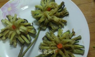 菊花茄子的做法步骤：8