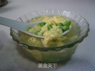 一把有机豌豆，打造不一样的美味--真鲜美豌豆蛋花汤的做法步骤：11