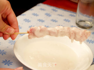 葱香炸串的做法步骤：3