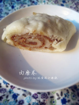 肉糜卷的做法步骤：6