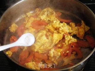 鸡蛋杂蔬手擀面的做法步骤：10