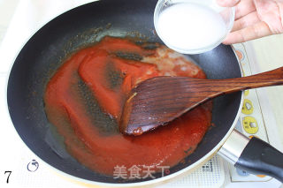 酸甜不油腻的一道水果肉菜，菠萝咕咾肉的做法步骤：7