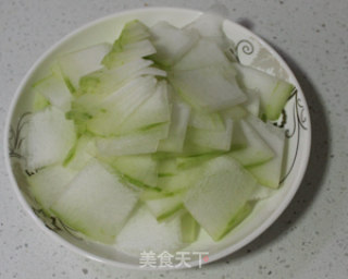 快手家常菜——香菇肉末炒冬瓜的做法步骤：1