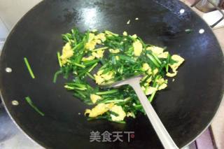 韭菜炒鸡蛋的做法步骤：6