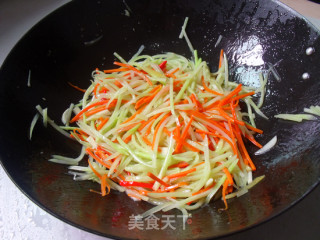 芥蓝炒牛肉的做法步骤：5