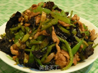 青椒肉丝的做法步骤：14