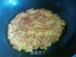 玉米饼的做法步骤：5