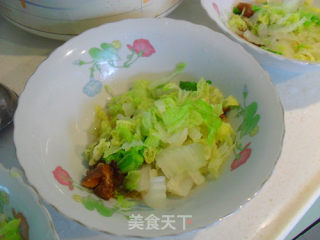 香菇肉丝汤年糕的做法步骤：8