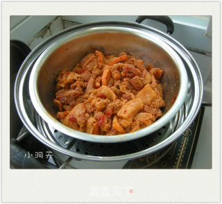 粉蒸肉的做法步骤：7