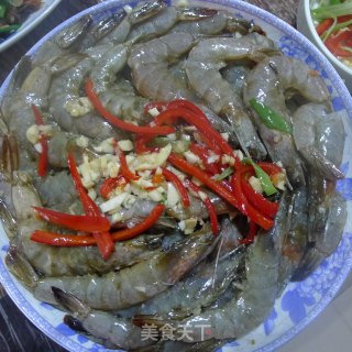 蒜蓉蒸虾的做法步骤：8