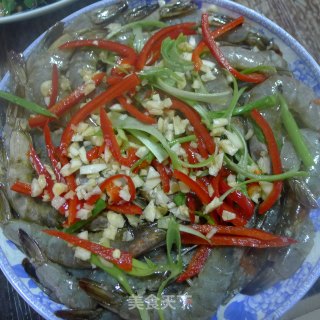 蒜蓉蒸虾的做法步骤：9