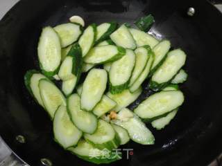 紫苏煎黄瓜的做法步骤：5