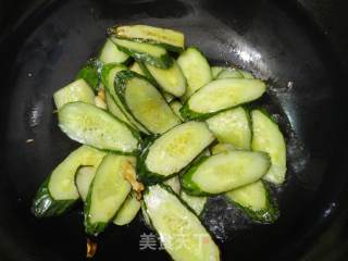 紫苏煎黄瓜的做法步骤：6