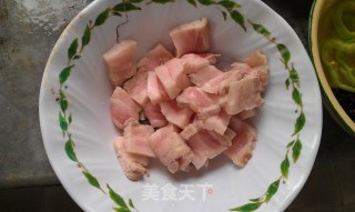豉椒五花肉的做法步骤：2