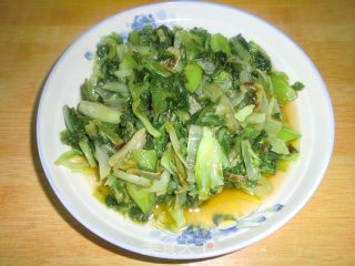 辣炒快菜的做法步骤：11