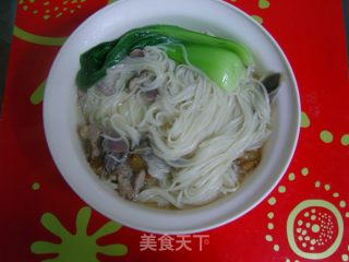 最是怀念的美味-大碗油渣肉丝面的做法步骤：20