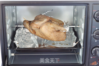 五香烤鸡的做法步骤：10