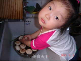 一茶一坐--蒜蓉鲜菇的做法步骤：11