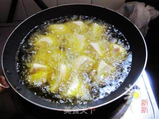 杏鲍菇炒素鸡的做法步骤：4