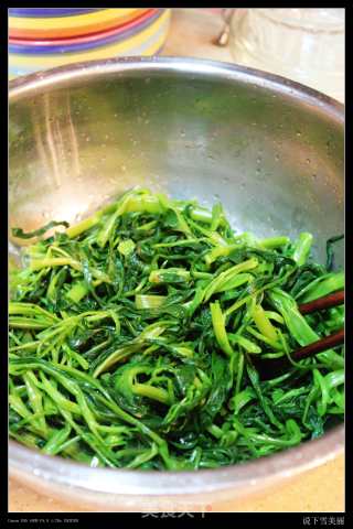 无油空心菜的做法步骤：4
