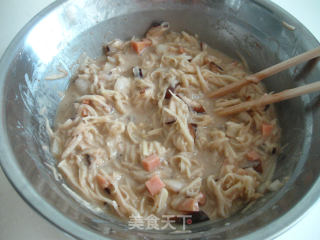 土豆丝煎饼的做法步骤：4