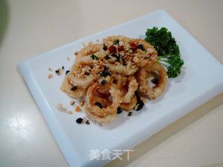 香辣鱿鱼圈的做法步骤：10