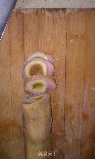蛋黄鸡肉卷的做法步骤：9