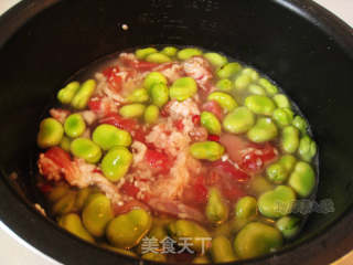 五花肉蚕豆煲饭----为新老厨娘量身打造的偷懒餐的做法步骤：8