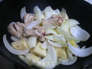 咖哩鸡腿饭的做法步骤：6