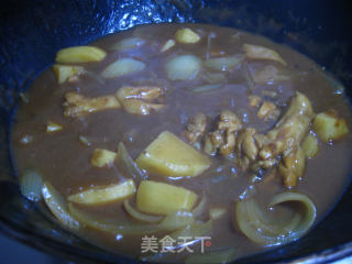 咖哩鸡腿饭的做法步骤：11