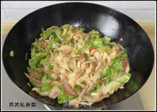 东北肉丝炒面的做法步骤：6