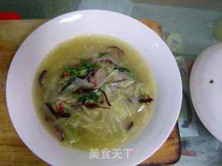 腊肉丝冬瓜汤的做法步骤：6