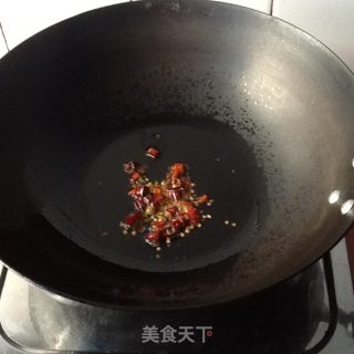 水豆豉炒茼蒿菜的做法步骤：4