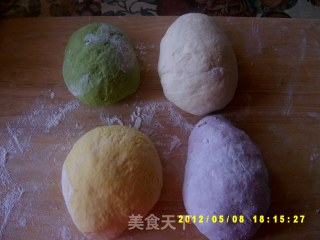 四色吐司的做法步骤：8