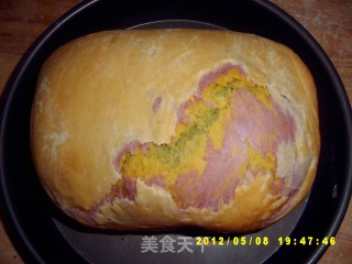 四色吐司的做法步骤：16